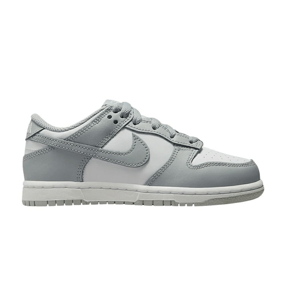 ナイキ ダンク 白色 ホワイト 灰色 グレー ダンクロー 'LIGHT GREY' ジュニア キッズ NIKE DUNK LOW PS SMOKE / WHITE WHITE LIGHT SMOKE GREY ベビー マタニティ スニーカー