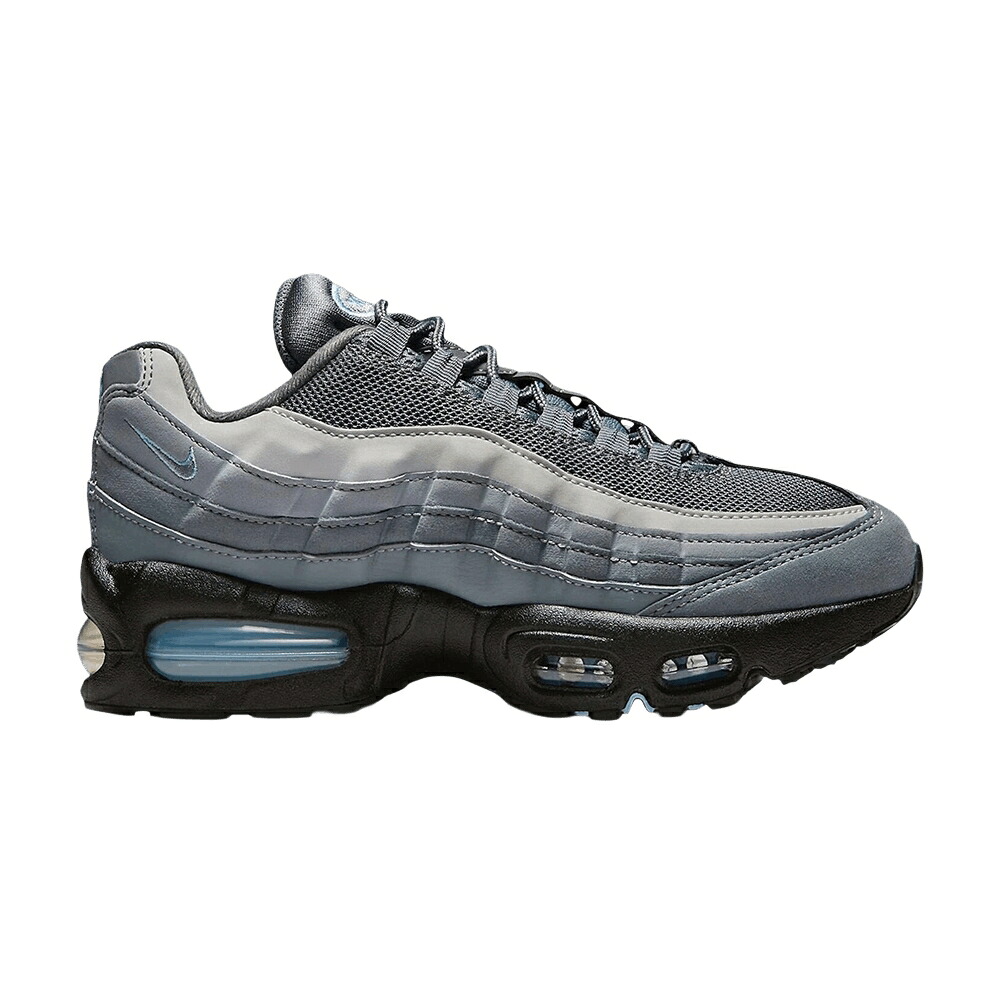 ナイキ マックス バブル クール 灰色 グレー 青色 ブルー エアマックス 'BIG BLUE' ジュニア キッズ NIKE AIR MAX 95 GS BUBBLE - COOL GREY PSYCHIC / COOL GREY PSYCHIC BLUE WOLF GREY ベビー マタニティ スニー