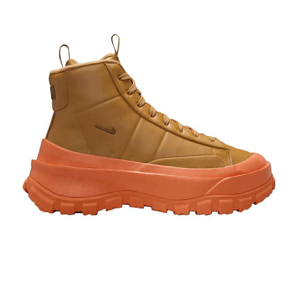 ナイキ ブレイザー ミッド 橙 オレンジ 青色 ブルー 'FLAX ORANGE' スニーカー レディース NIKE WMNS BLAZER ROAM MID SAFETY / FLAX SAFETY ORANGE RACER BLUE｜スニケス 47,640円