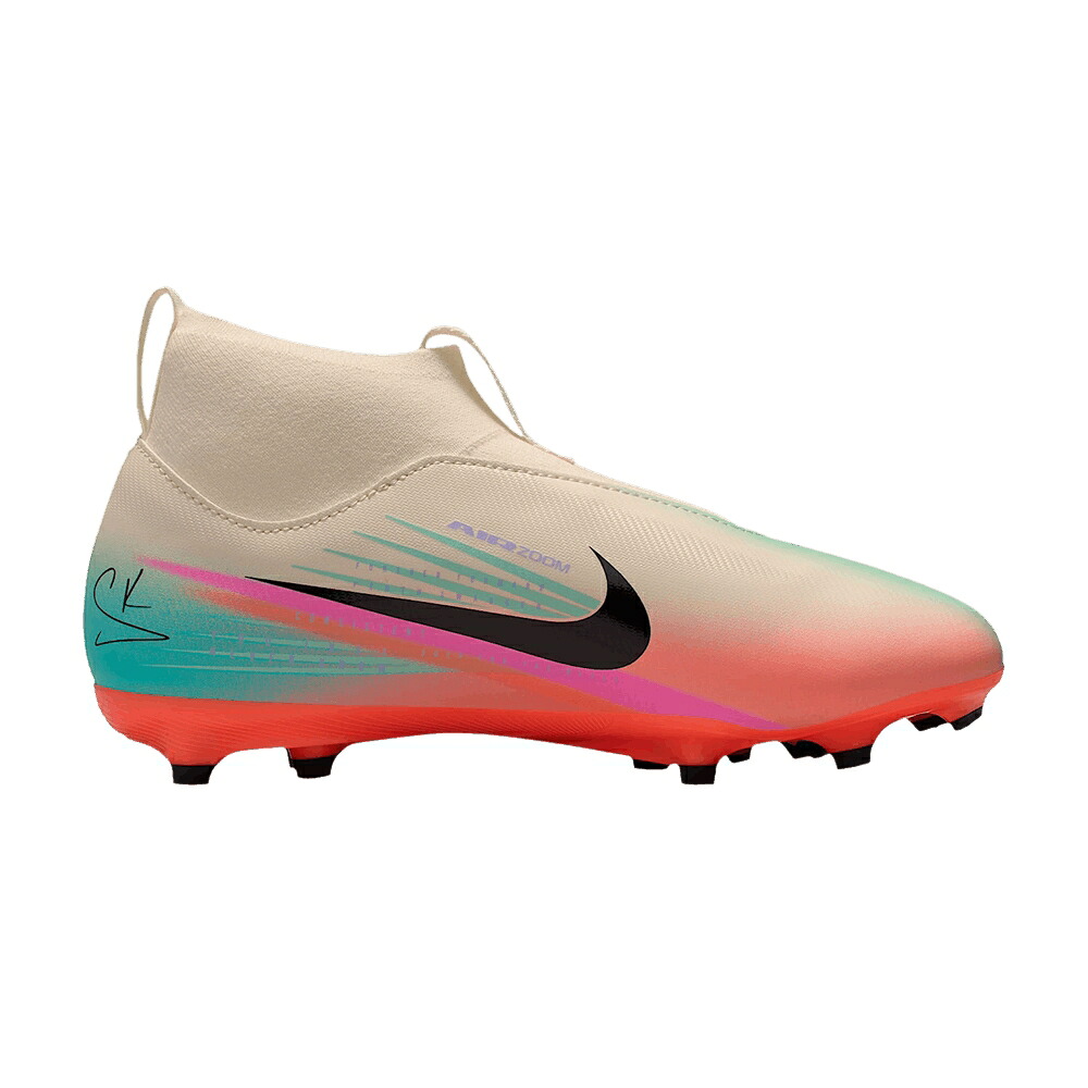 ナイキ アカデミー アイボリー 黒色 ブラック 'PALE BLACK' ジュニア キッズ NIKE SAM KERR X MERCURIAL SUPERFLY 10 ACADEMY GS MG IVORY / PALE IVORY BLACK ベビー マタニティ スニーカー