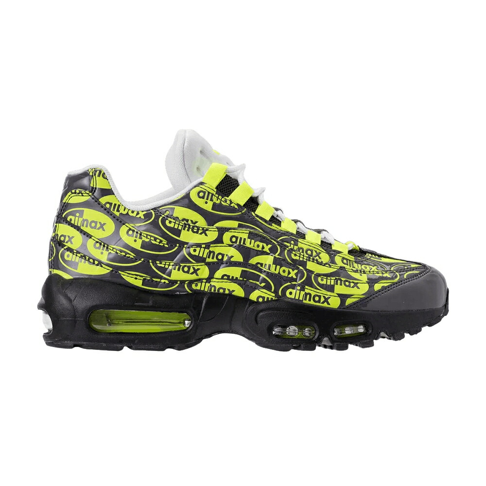 ナイキ マックス プレミアム 黒色 ブラック 白色 ホワイト エアマックス 'VOLT' スニーカー メンズ NIKE AIR MAX 95 PREMIUM / BLACK VOLT ASH WHITE