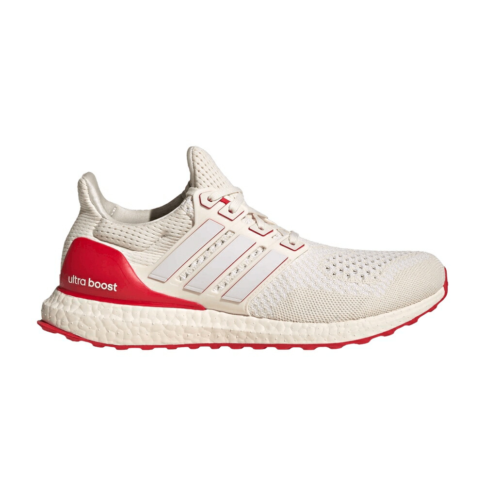 アディダス 白色 ホワイト 1.0 CHALK SCARLET スニーカー メンズ ADIDAS ULTRABOOST WHITE / CHALK WHITE CLOUD WHITE BETTER