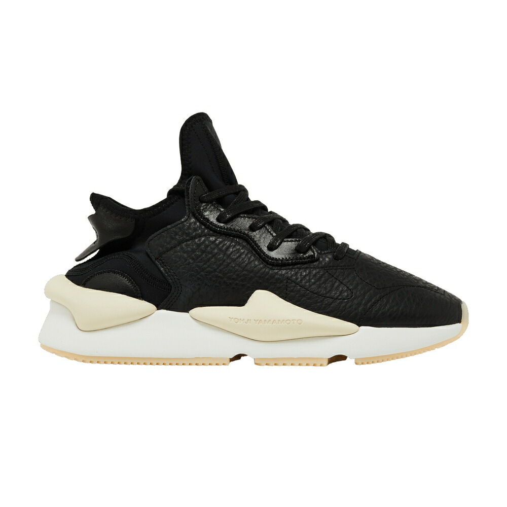アディダス クリーム 黒色 ブラック コア 白色 ホワイト BLACK WHITE スニーカー メンズ ADIDAS Y-3 KAIWA CREAM / BLACK CORE WHITE CREAM WHITE