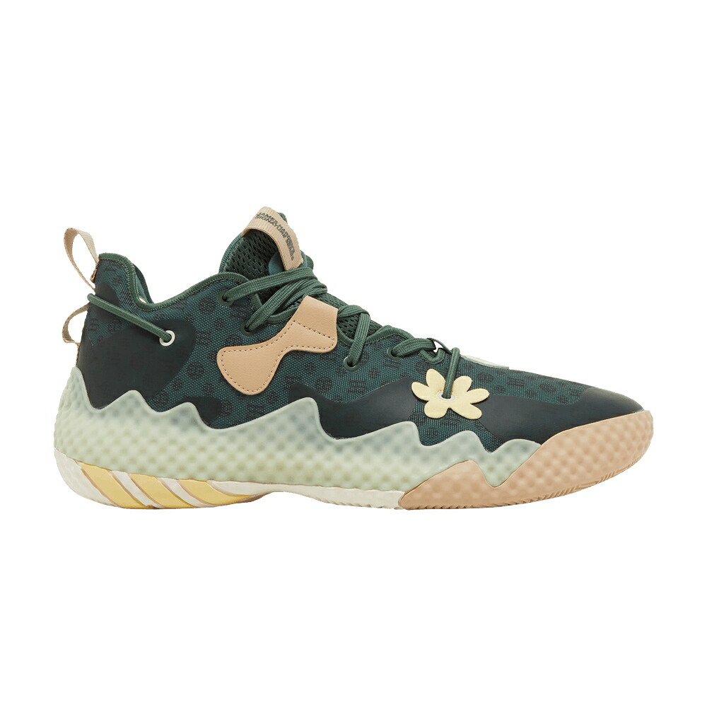 アディダス ハーデン 緑 緑であること 黄味がかった 黄色 VOL. \u0027GREEN MONOGRAM\u0027 スニーカー メンズ ADIDAS HARDEN 6 OXIDE / GREEN OXIDE ALMOST YELLOW LINEN