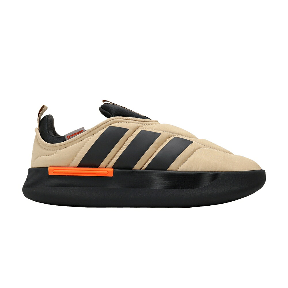 アディダス ベージュ 炭素 神通力 差しひびき 橙 オレンジ色 \u0027MAGIC ORANGE\u0027 スニーカー メンズ ADIDAS ADIPUFF BEIGE CARBON / MAGIC BEIGE CARBON IMPACT ORANGE 靴-スニーカー