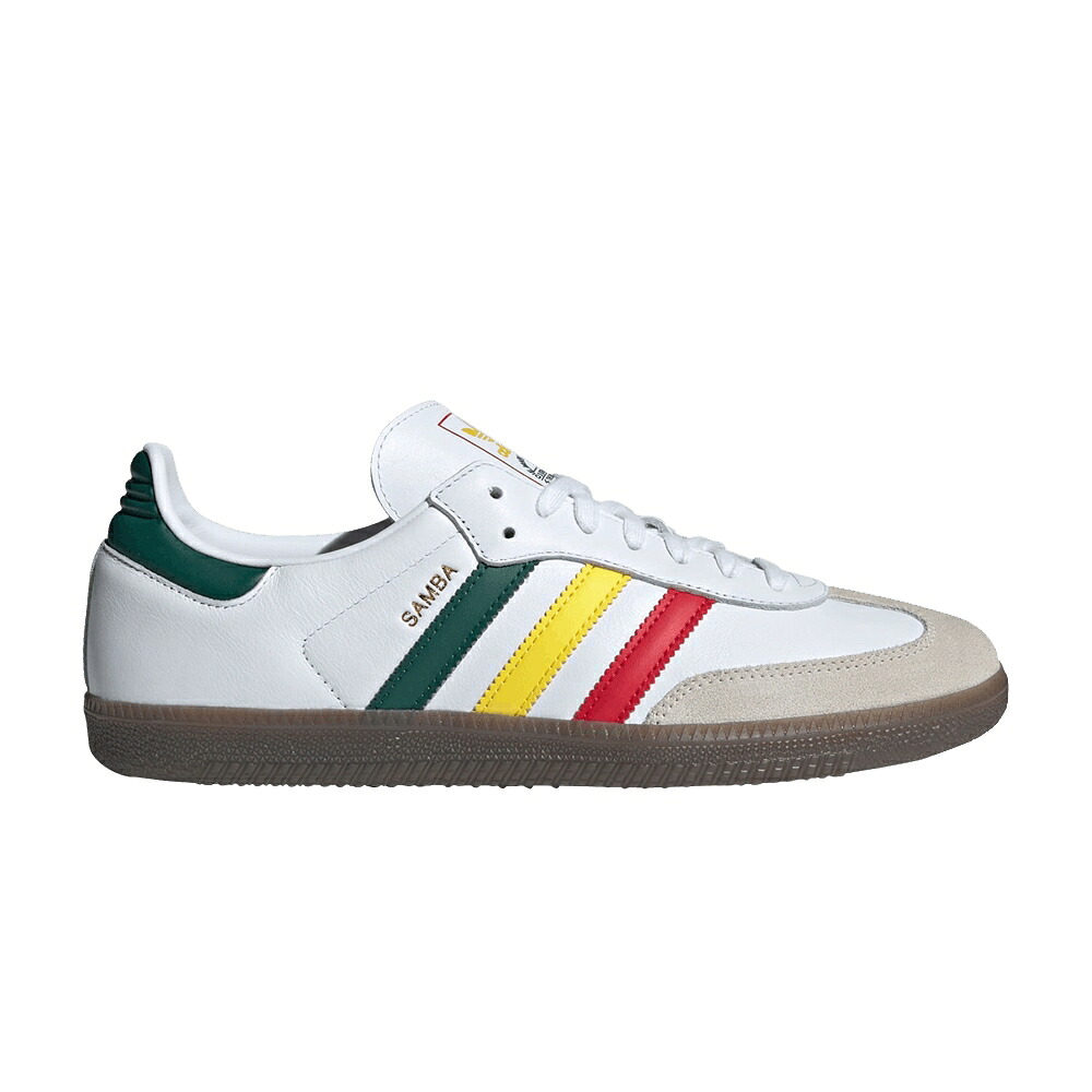 アディダス サンバ 白色 ホワイト 黄色 イエロー 'RASTA WHITE' スニーカー メンズ ADIDAS SAMBA OG - / CLOUD WHITE YELLOW COLLEGIATE｜スニケス