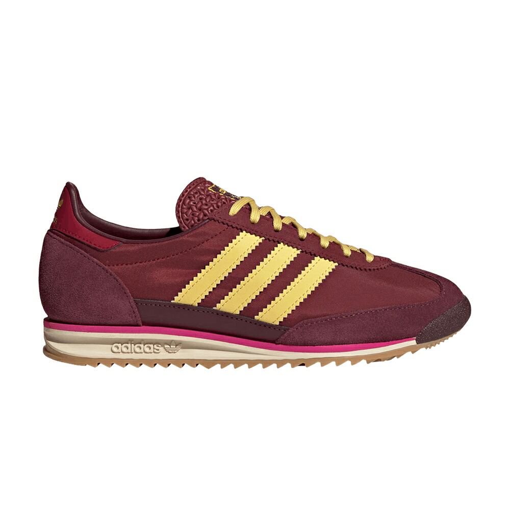 アディダス マルーン スプリング 'MAROON YELLOW' スニーカー レディース ADIDAS WMNS SL 72 OG / NOBLE MAROON MAROON SPRING