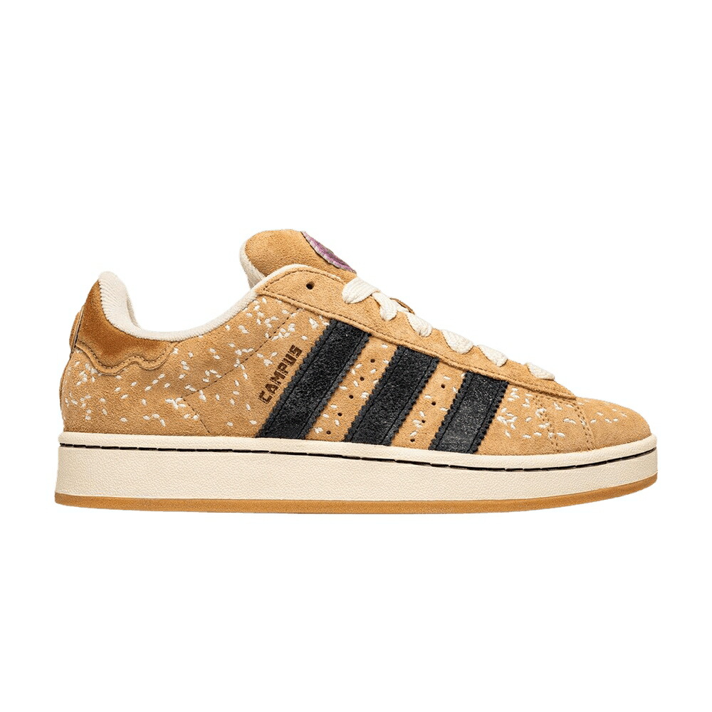 アディダス キャンパス ウォーム コア 黒色 ブラック PAN MUERTO スニーカー メンズ ADIDAS CAMPUS 00S DE / WARM SANDSTONE CORE BLACK OFF