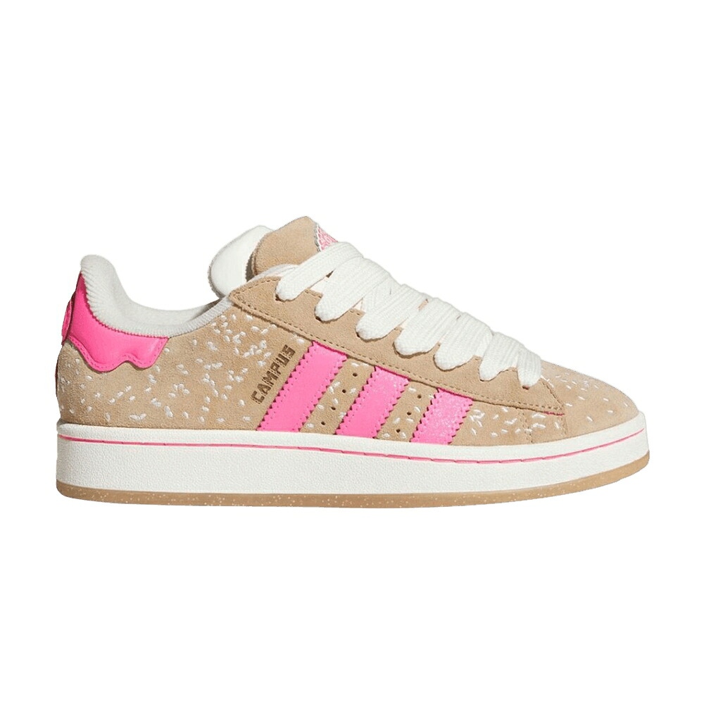 アディダス 構内 ウォーム サクラ色 \u0027PAN MUERTO\u0027 スニーカー レディース ADIDAS WMNS CAMPUS 00S DOUBLE DE / WARM SANDSTONE LUCID PINK OFF