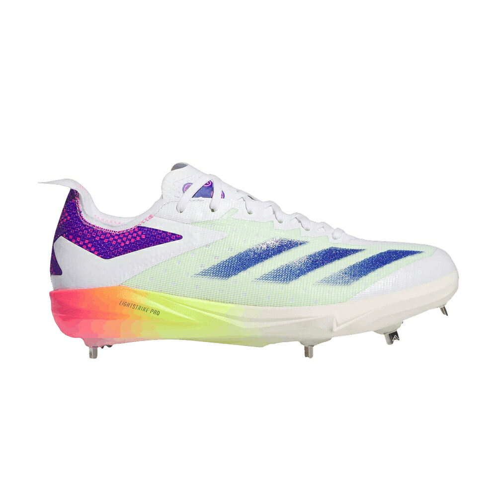アディダス アディゼロ 白いこと 白いこと 青み 青色 ELECTRIC+ \u0027WARP SPEED\u0027 スニーカー メンズ ADIDAS ADIZERO / CLOUD WHITE LUCID BLUE LUCID
