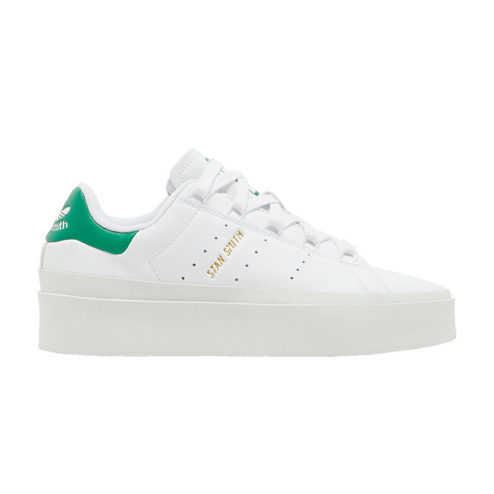アディダス 白いこと 白いこと 緑 緑であること 立場し損ない \u0027WHITE GREEN\u0027 スニーカー レディース ADIDAS WMNS STAN SMITH BONEGA / CLOUD WHITE CLOUD WHITE GREEN