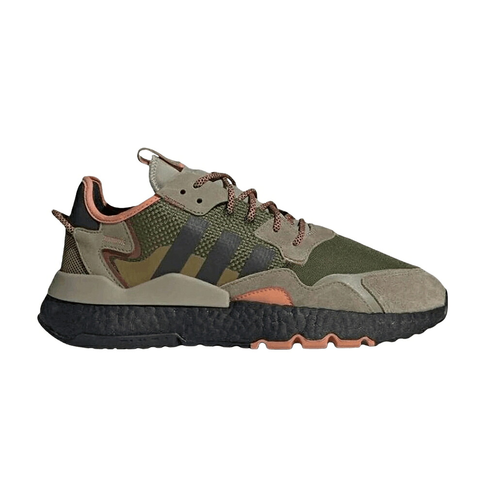 アディダス ジョガーパンツ 茶色 ブラウン 緑 グリーン 'BROWN GREEN' スニーカー メンズ ADIDAS NITE JOGGER DARK / BROWN DARK GREEN|スニケス