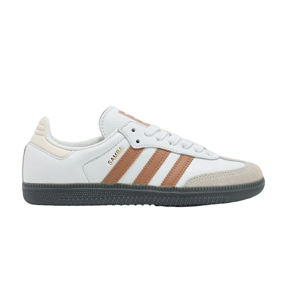 アディダス サンバ 白いこと 白いこと ゴールド \u0027CRYSTAL STRATA\u0027 スニーカー レディース ADIDAS WMNS SAMBA OG WHITE CLAY / CRYSTAL WHITE CLAY STRATA GOLD