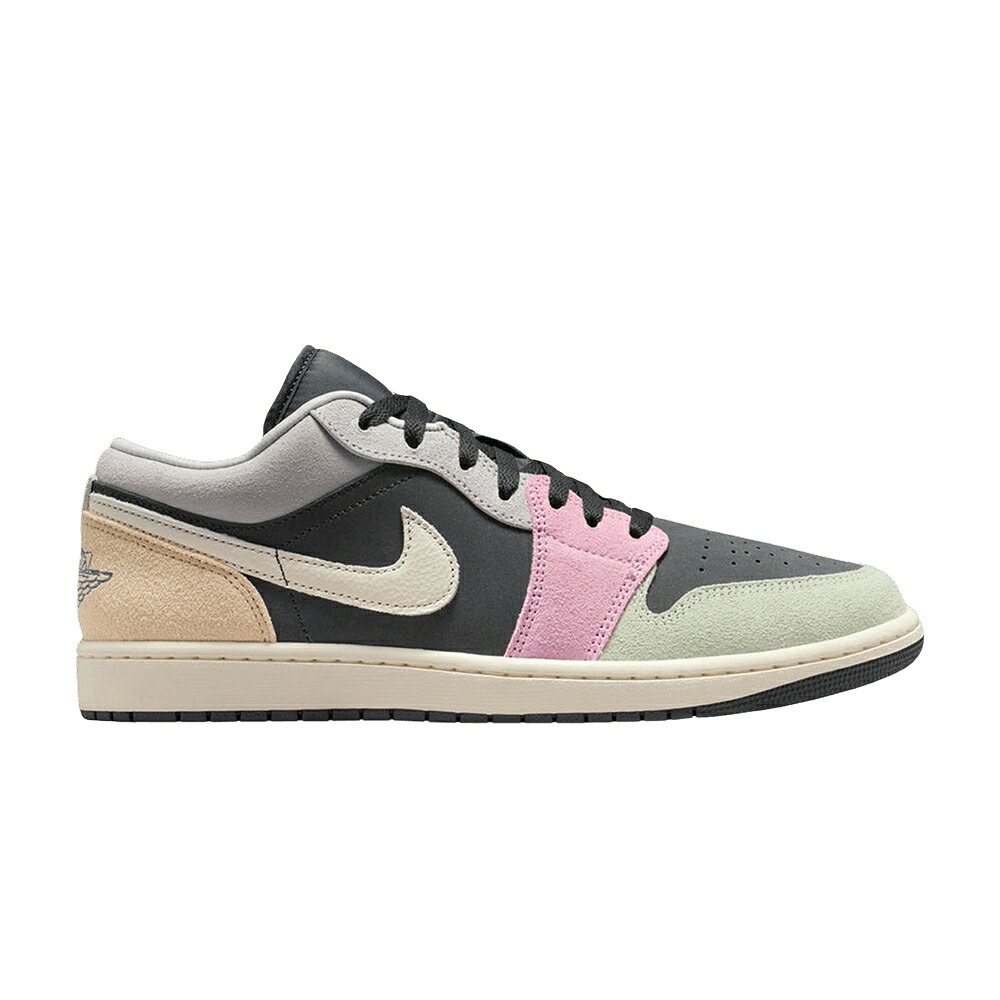 ナイキ エアジョーダン 'BLACK PASTELS' スニーカー メンズ AIR JORDAN AIR JORDAN 1 LOW SE / ANTHRACITE MUSLIN IRIS WHISPER|スニケス