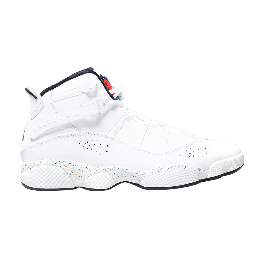 ナイキ リング 白色 ホワイト 黒色 ブラック ゴールド エアジョーダン 'PAINT SPLATTER' スニーカー メンズ AIR JORDAN AIR JORDAN 6 RINGS / WHITE BLACK CANYON GOLD