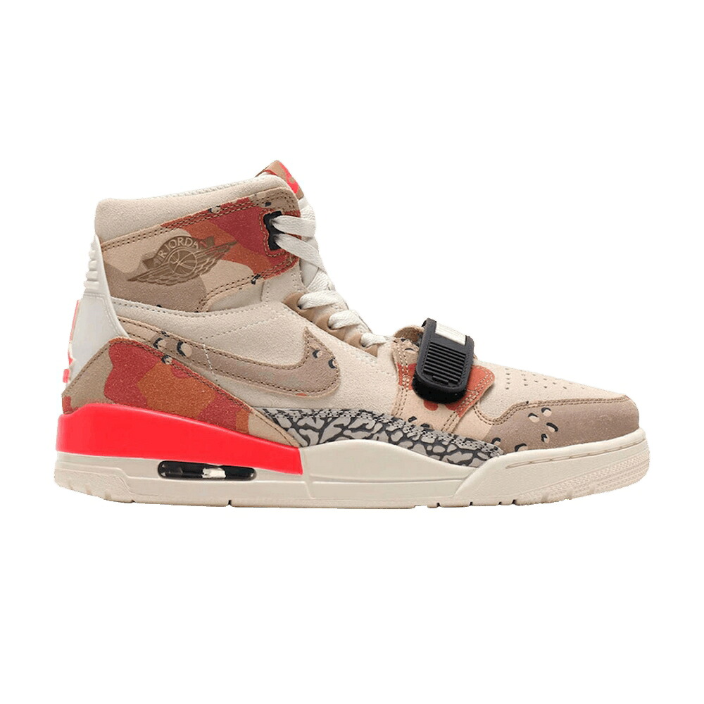 ナイキ レガシー 間鴨柄 エアジョーダン \u0027DESERT CAMO\u0027 スニーカー メンズ AIR JORDAN AIR JORDAN LEGACY 312 / SAIL DESERT CAMO INFRARED 23