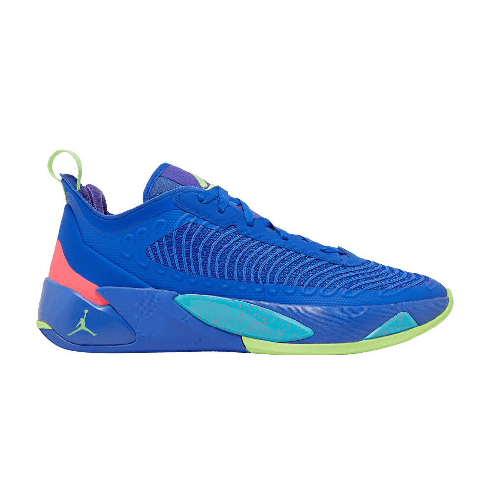 ナイキ 青味 青み 緑 緑であること エアジョーダン \u0027ILLUSIONIST\u0027 スニーカー メンズ AIR JORDAN AIR JORDAN LUKA 1 PF / RACER BLUE GHOST GREEN RACER