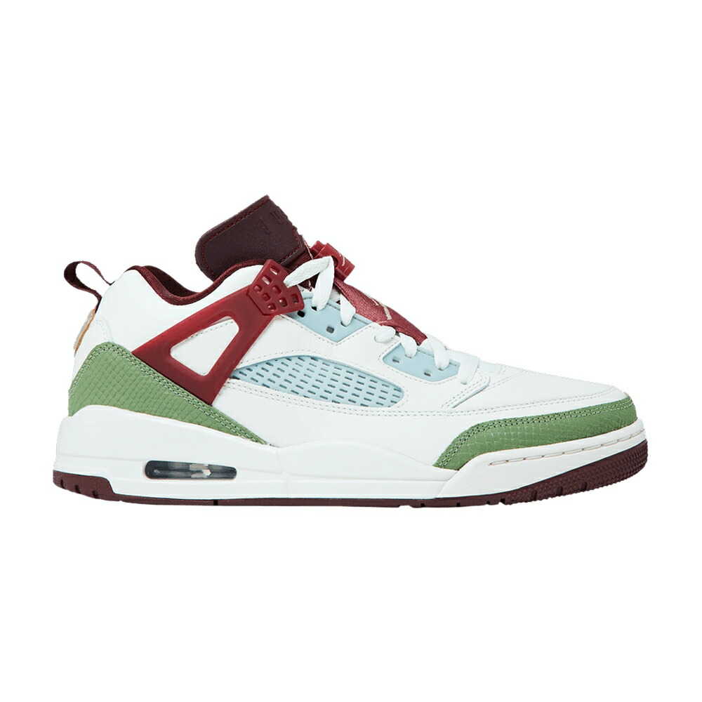 ナイキ 緑 グリーン チーム 赤 レッド エアジョーダン YEAR DRAGON スニーカー メンズ AIR JORDAN AIR JORDAN SPIZIKE LOW OF THE / SAIL OIL GREEN DARK TEAM RED