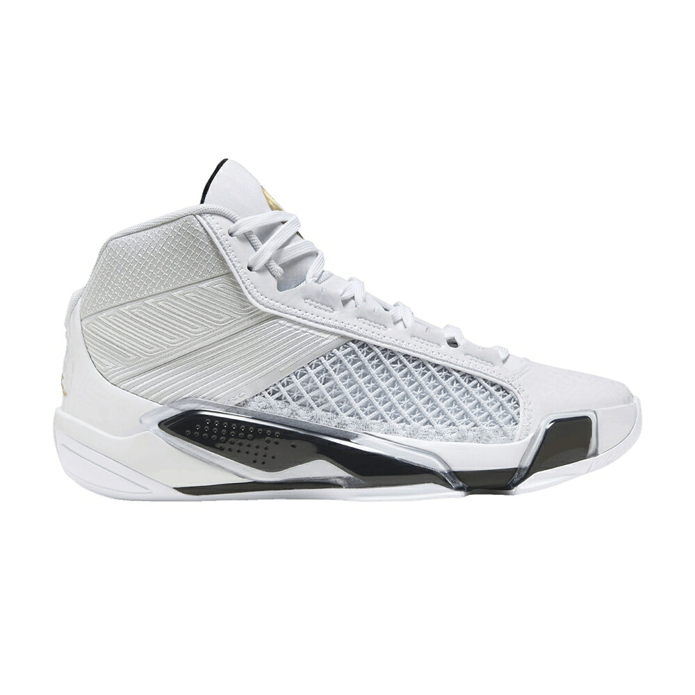 ナイキ 白色 ホワイト ピュア プラチナム エアジョーダン 'FIBA' スニーカー メンズ AIR JORDAN AIR JORDAN 38 PF / WHITE PURE PLATINUM METALLIC