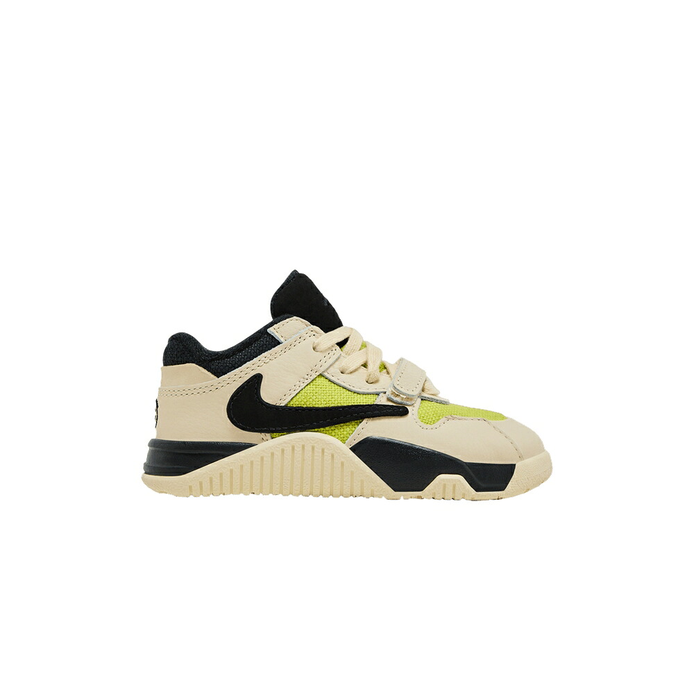 ナイキ ジャンプマン 黒色 ブラック エアジョーダン トラヴィススコット 'BRIGHT CACTUS' ベビー AIR JORDAN TRAVIS SCOTT X AIR JORDAN JUMPMAN JACK TR TD / MUSLIN BLACK BRIGHT CACTUS