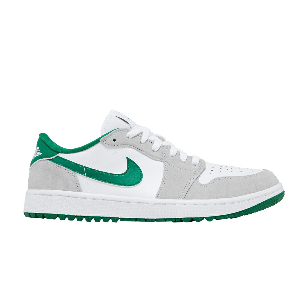 ナイキ ゴルフ 白いこと 白いこと 緑 緑であること エアジョーダン \u0027PINE GREEN\u0027 スニーカー メンズ AIR JORDAN AIR JORDAN 1 LOW GOLF / WHITE PINE GREEN LIGHT SMOKE
