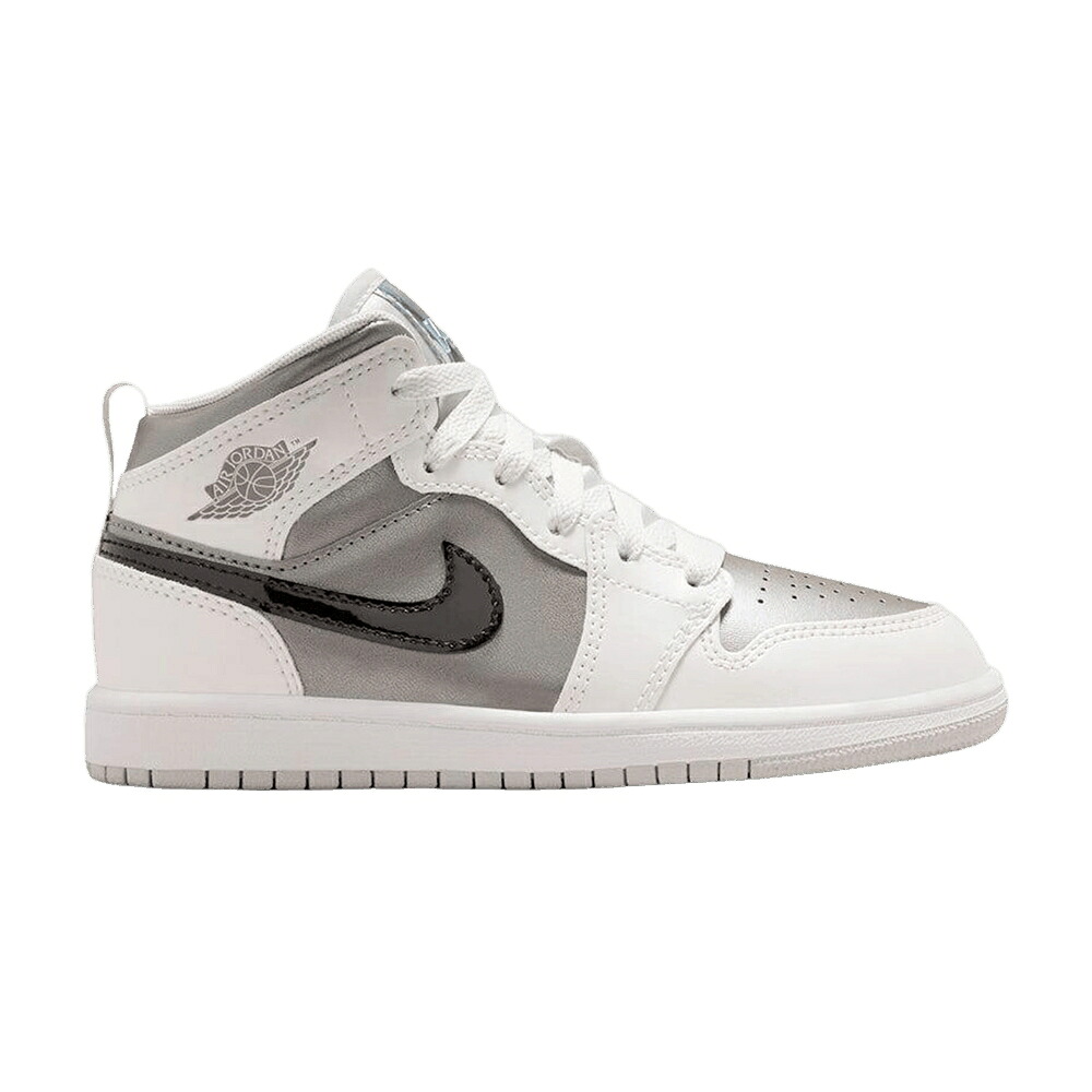 ナイキ ミッド 黒いこと 黒いこと エアジョーダン \u0027INSPIRED GREATEST\u0027 御坊っちゃん キッズ AIR JORDAN AIR JORDAN 1 MID なおなお書き BY THE / PHOTON DUST FLAT PEWTER BLACK もの言う花 マタニティ スニーカー