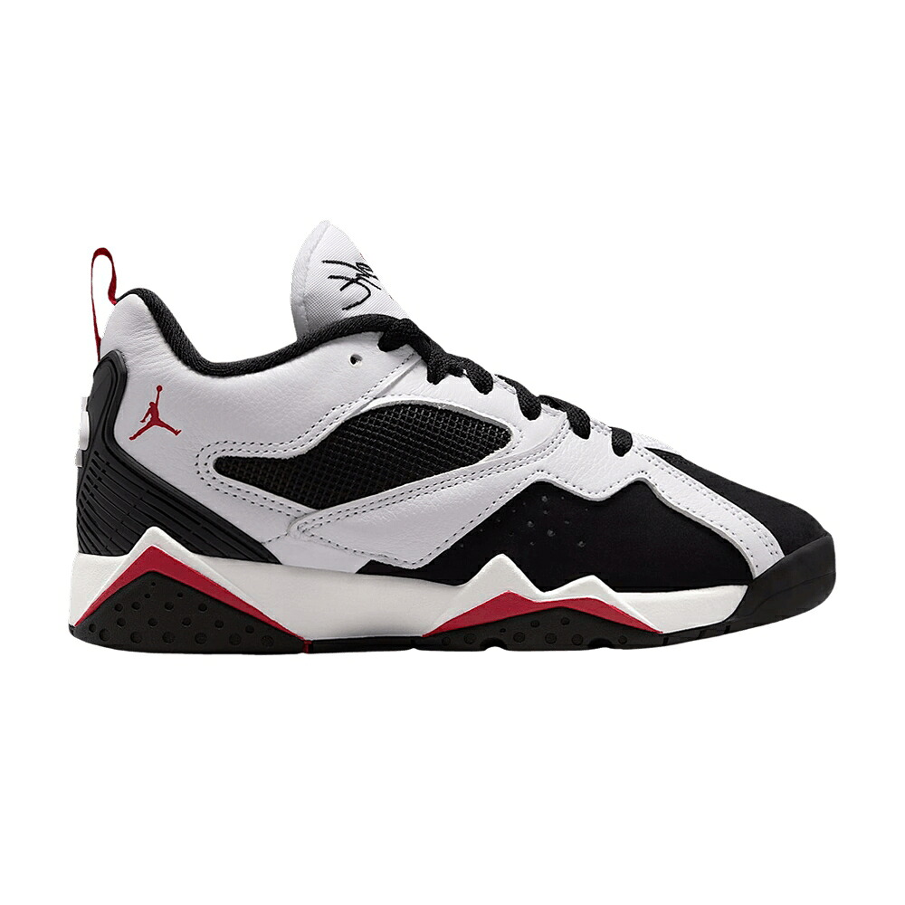 ナイキ 黒色 ブラック 白色 ホワイト 赤 レッド エアジョーダン 'WHITE RED' ジュニア キッズ AIR JORDAN AIR JORDAN MVP 92 GS BLACK GYM / WHITE BLACK GYM RED ベビー マタニティ スニーカー|スニケス