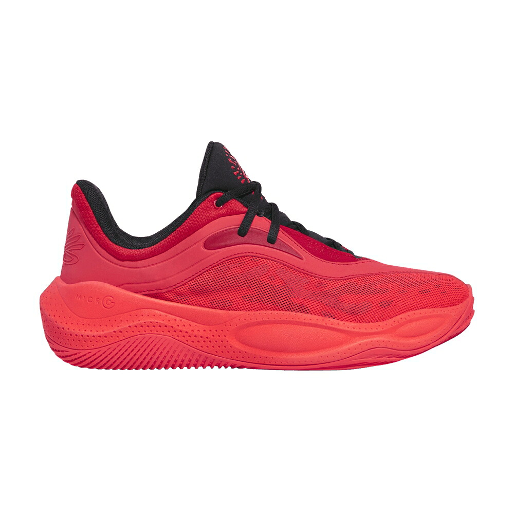 カリー 赤 レッド 黒色 ブラック アンダーアーマー 'RACER RED' スニーカー メンズ UNDER ARMOUR UNDER ARMOUR CURRY SPLASH 25 / RED BLACK RACER RED｜スニケス