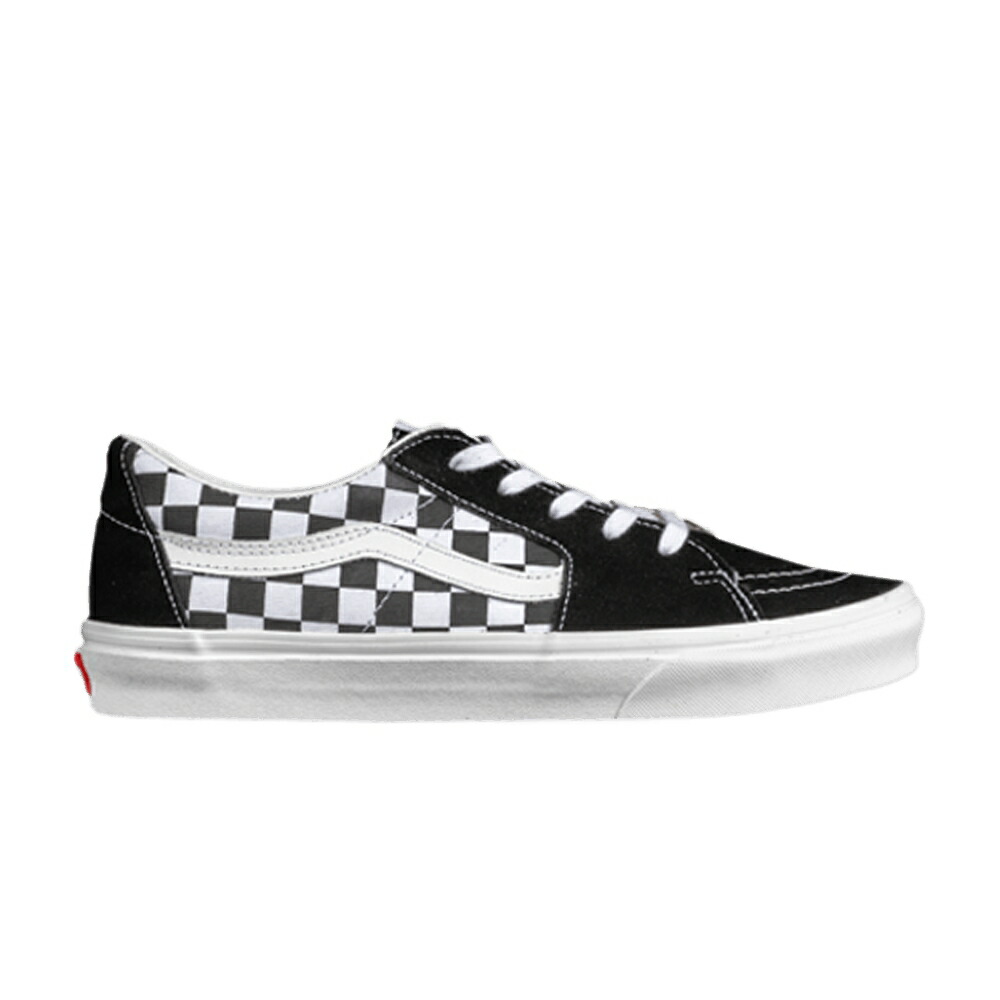 ヴァンズ バンズ 黒色 ブラック 白色 ホワイト CHECKERBOARD BLACK スニーカー メンズ VANS SK8-LOW - / BLACK TRUE WHITE