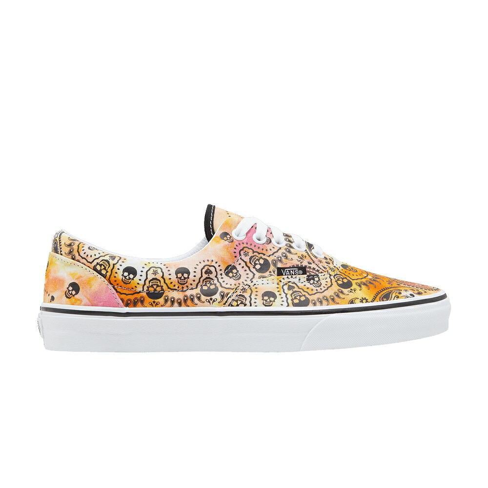 ヴァンズ バンズ ネクタイ 橙 オレンジ 'BANDANA' スニーカー メンズ VANS ERA / TIE DYE ORANGE