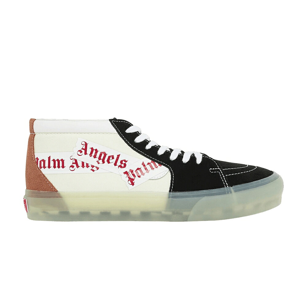 ヴァンズ バンズ エンゼルス 黒いこと 黒いこと \u0027BLACK\u0027 スニーカー メンズ VANS PALM ANGELS X SK8-MID VLT LX / BLACK CHIPMUNK
