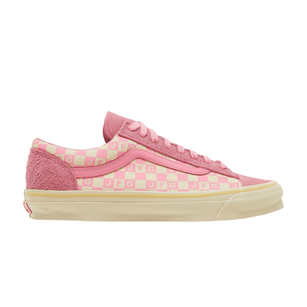ヴァンズ バンズ サクラ色 \u0027HONEYMOON PINK\u0027 スニーカー メンズ VANS JOE FRESHGOODS X OG STYLE 36 LX STAGE - / PINK MARSHMALLOW