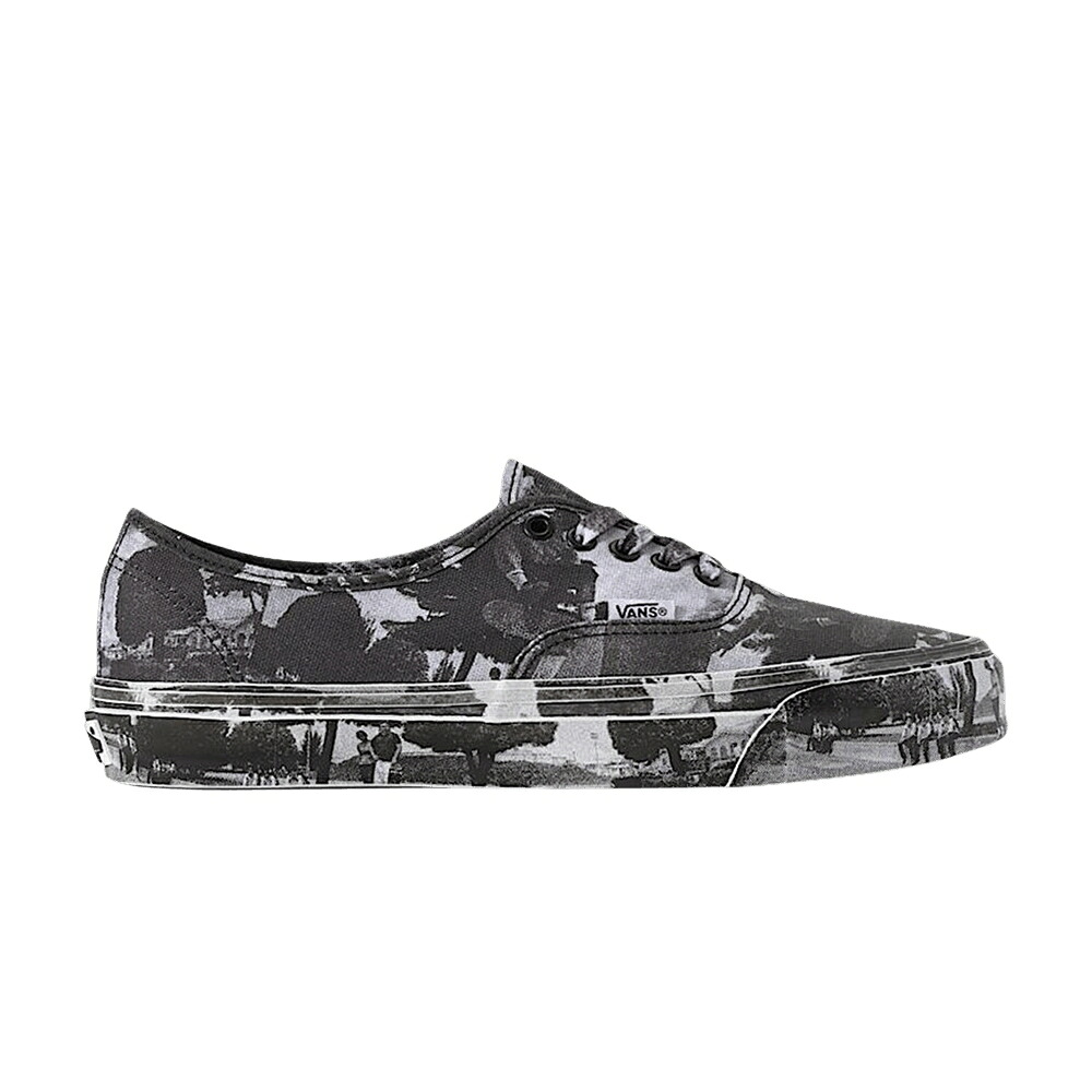 ヴァンズ バンズ オーセンティック 薄墨色 薄墨色 \u0027PHOTO GREY\u0027 スニーカー メンズ VANS ATIBA JEFFERSON X AUTHENTIC 44 PRINT / GREY
