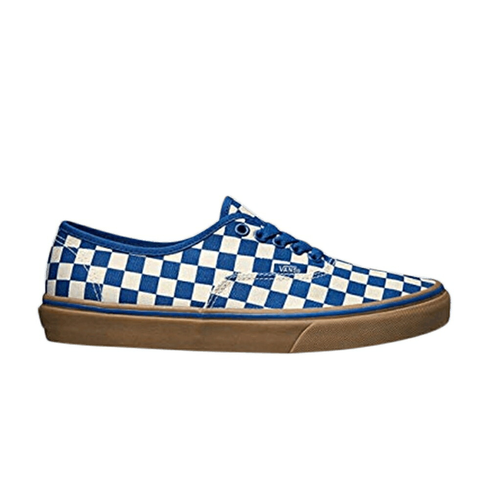 ヴァンズ バンズ オーセンティック 青み 青色 白いこと 白いこと \u0027BLUE CHECKERBOARD\u0027 スニーカー メンズ VANS AUTHENTIC / BLUE WHITE GUM