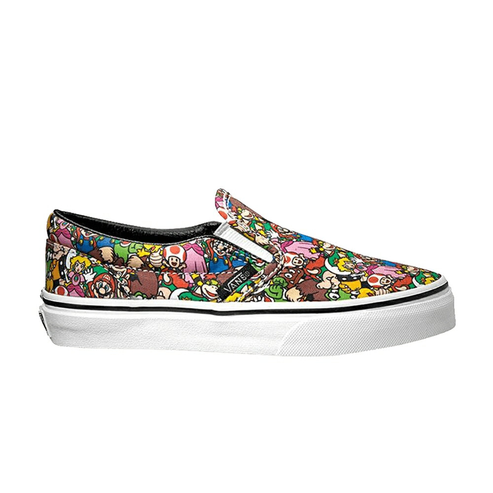 ヴァンズ バンズ クラシック スリッポン UPER BROS スニーカー メンズ VANS NINTENDO X CLASSIC SLIP-ON MARIO / MULTI COLOR MULTI COLOR