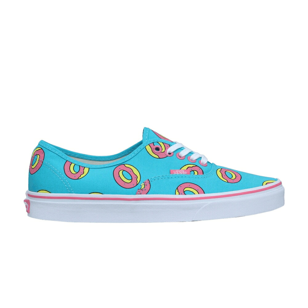 ヴァンズ バンズ オーセンティック 青味 青色 \u0027DONUT\u0027 スニーカー メンズ VANS ODD FUTURE X AUTHENTIC / SCUBA BLUE