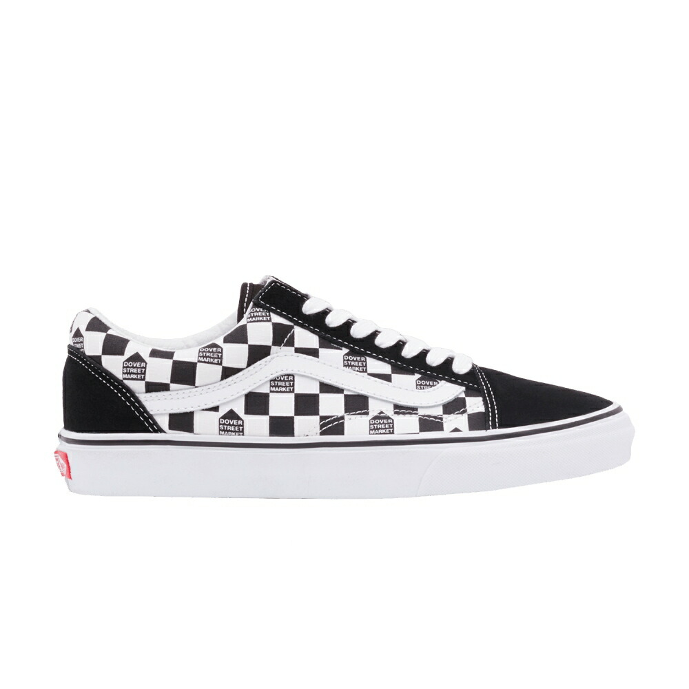 ヴァンズ バンズ 黒色 ブラック 白色 ホワイト オールドスクール DSM CHECK スニーカー メンズ VANS DSM X OLD SKOOL / BLACK TRUE WHITE