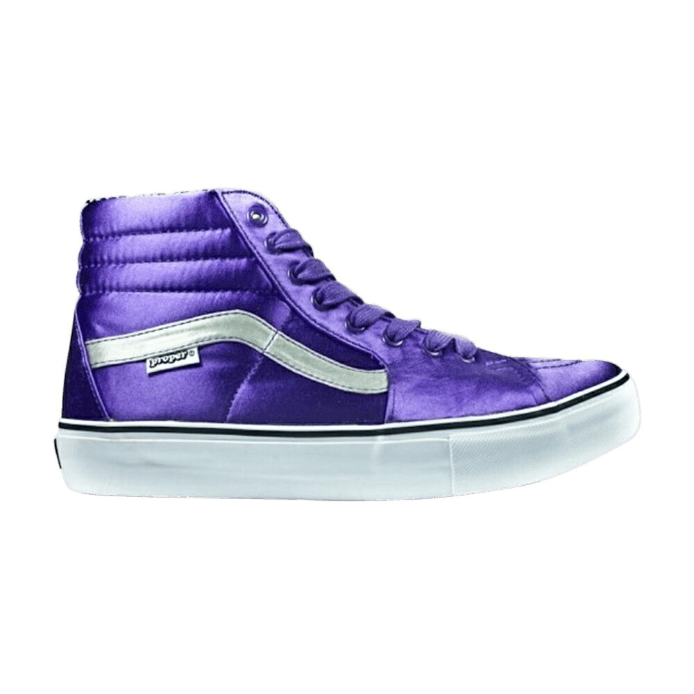 ヴァンズ バンズ スケートハイ 紫 パープル 銀色 シルバー 'PROPER' スニーカー メンズ VANS SK8-HI LX / PURPLE SILVER｜スニケス 26,195円