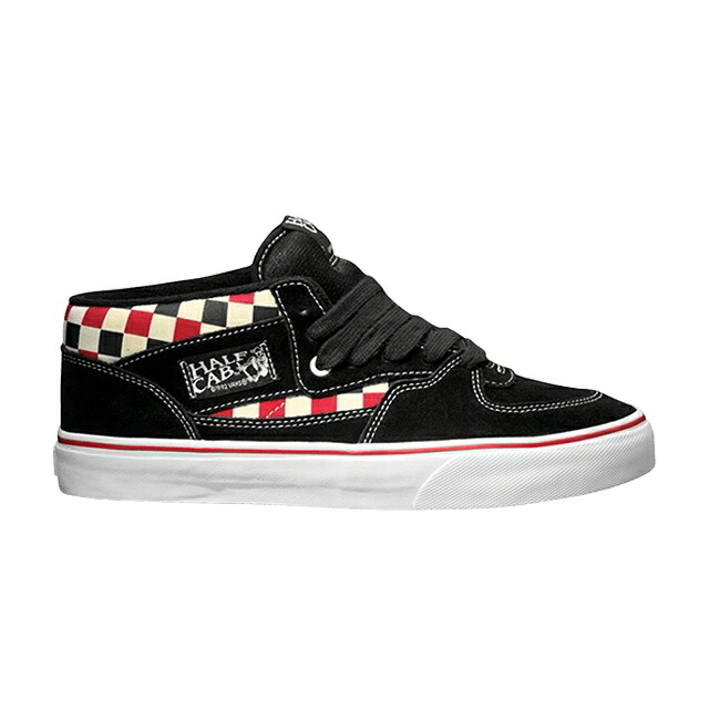 ヴァンズ バンズ ハーフ 黒色 ブラック ハーフキャブ スニーカー メンズ VANS HALF CAB (VAN DOREN) MULTI CHECKER/ BLACK /|スニケス
