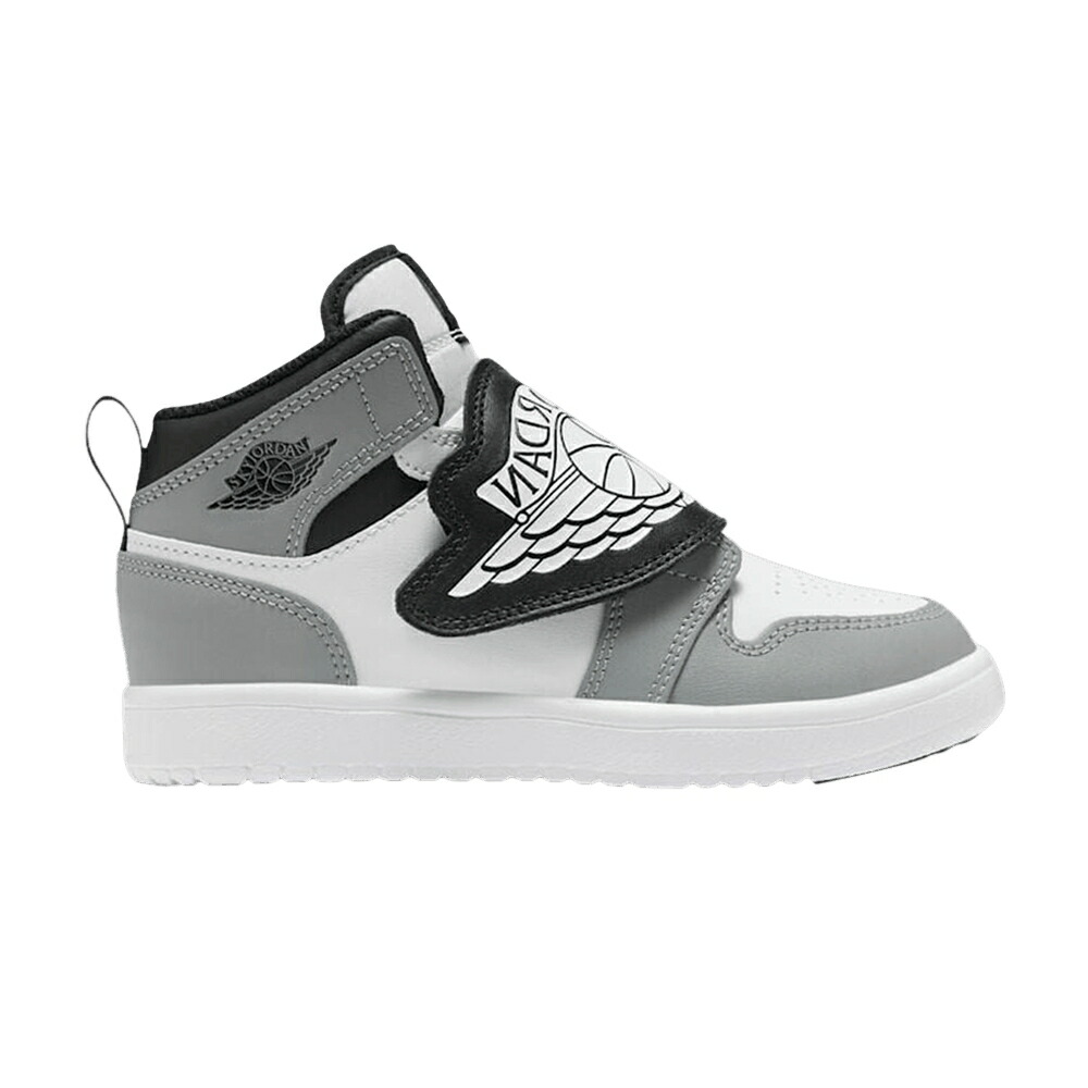 ナイキ スカイ 黒色 ブラック 白色 ホワイト 灰色 グレー エアジョーダン 'WHITE GREY' ジュニア キッズ AIR JORDAN AIR JORDAN SKY 1 PS BLACK PARTICLE / WHITE BLACK PARTICLE GREY ベビー マタニティ スニーカ
