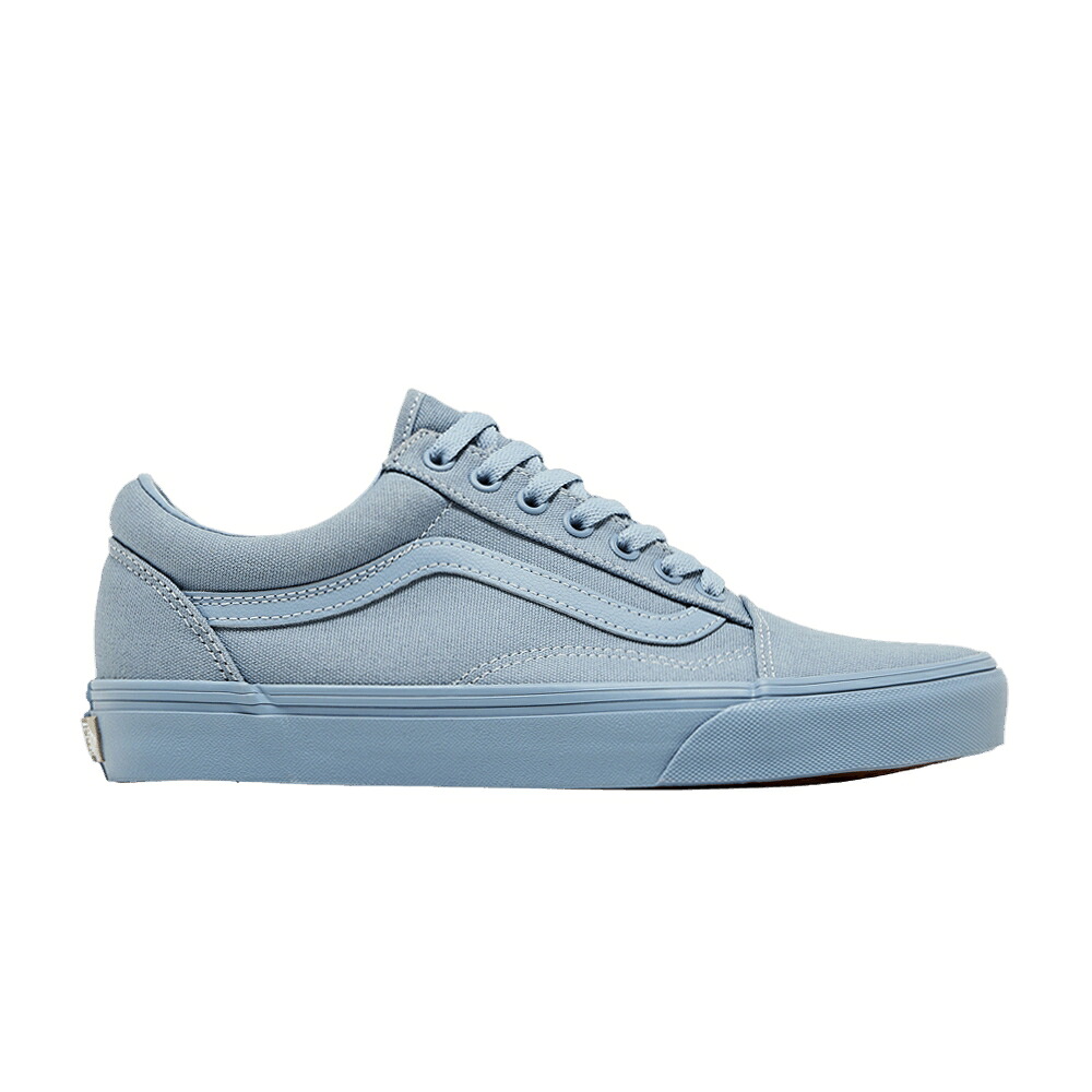 ヴァンズ バンズ 青み 青色 年寄りの学校 \u0027PASTEL BLUE\u0027 スニーカー メンズ VANS OLD SKOOL MONO - DUSTY / DUSTY BLUE