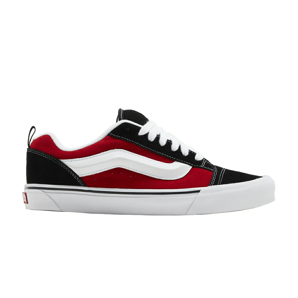ヴァンズ バンズ メンズ 赤 赤いこと 白いこと 白いこと MEN\u0027S \u0027BLACK RED\u0027 スニーカー VANS KNU-SKOOL / RED TRUE WHITE