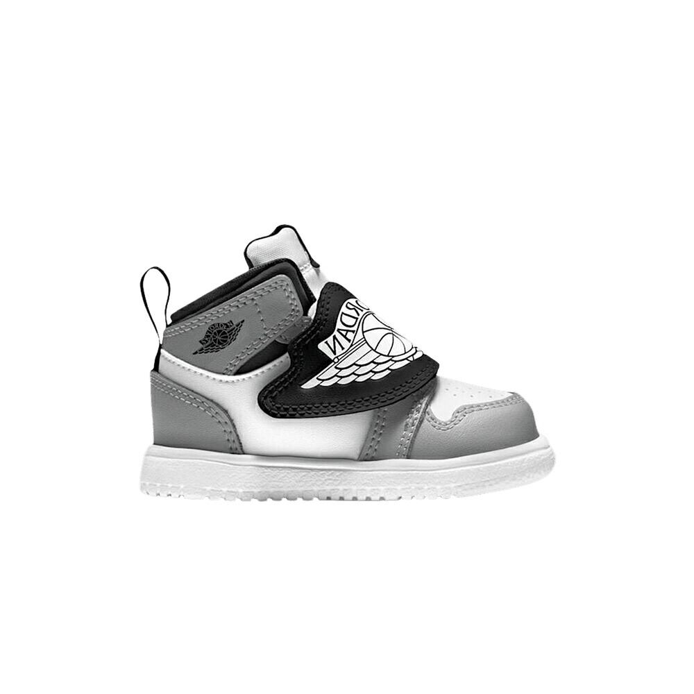 ナイキ スカイ 黒色 ブラック 白色 ホワイト 灰色 グレー エアジョーダン 'WHITE GREY' ベビー AIR JORDAN AIR JORDAN SKY 1 TD BLACK PARTICLE / WHITE BLACK PARTICLE GREY