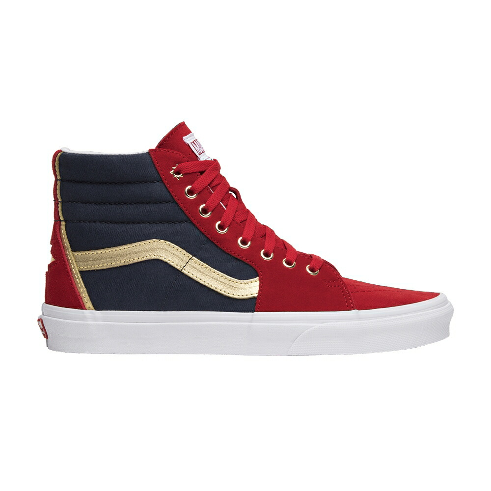 ヴァンズ バンズ スケートハイ 白色 ホワイト CAPTAIN MARVEL スニーカー メンズ VANS MARVEL X SK8-HI / MULTI TRUE WHITE