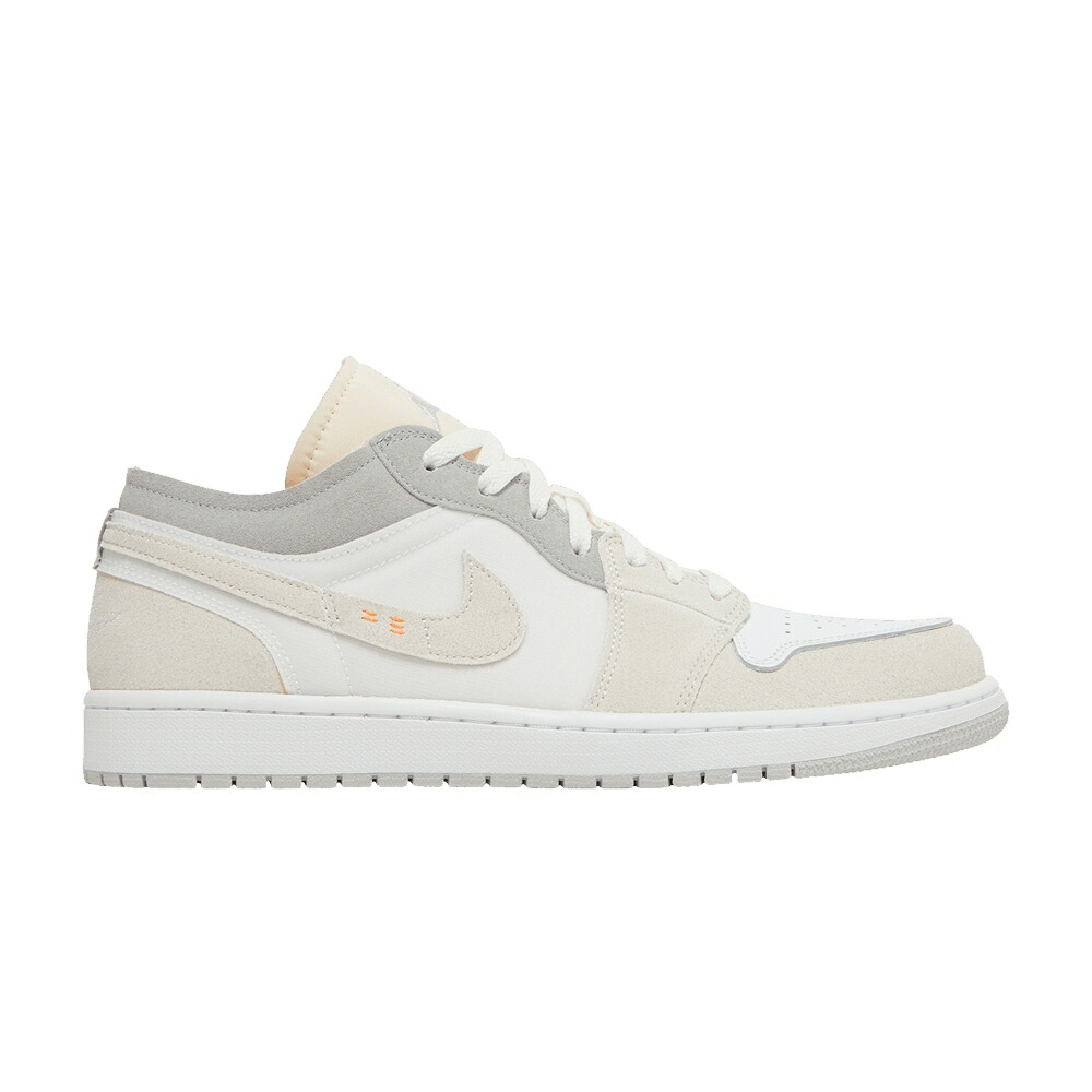 ナイキ 白色 ホワイト 灰色 グレー エアジョーダン INSIDE OUT スニーカー メンズ AIR JORDAN AIR JORDAN 1 LOW SE CRAFT / WHITE PHANTOM SAIL NEUTRAL GREY