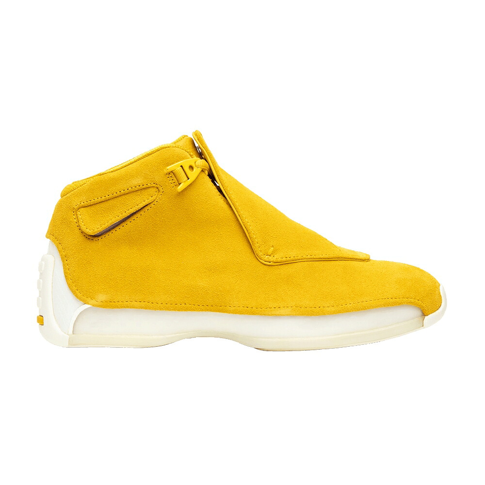 ナイキ 黄色 イエロー エアジョーダン 'YELLOW SUEDE' スニーカー メンズ AIR JORDAN AIR JORDAN 18 RETRO / YELLOW OCHRE YELLOW OCHRE SAIL