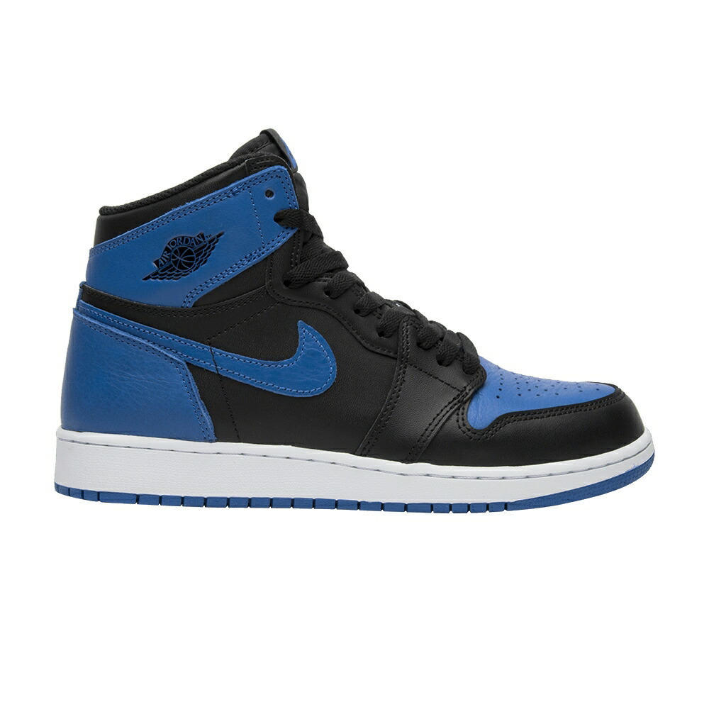 ナイキ ハイ 黒色 ブラック 白色 ホワイト エアジョーダン 'ROYAL' スニーカー メンズ AIR JORDAN AIR JORDAN 1 RETRO HIGH OG BG 2017 / BLACK ROYAL WHITE
