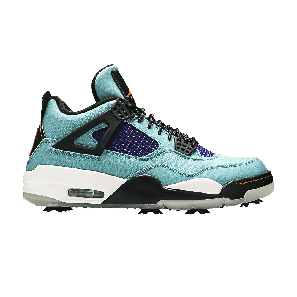 ナイキ ゴルフ 白いこと 白いこと エアジョーダン \u0027TORREY PINES\u0027 スニーカー メンズ AIR JORDAN AIR JORDAN 4 GOLF NRG / NEW EMERALD GRAPE ICE WHITE