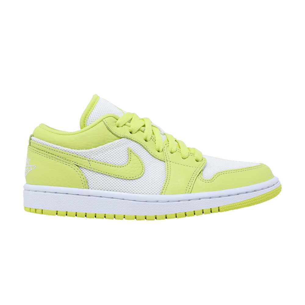ナイキ 白いこと 白いこと エアジョーダン \u0027LIMELIGHT\u0027 スニーカー レディース AIR JORDAN WMNS AIR JORDAN 1 LOW / SUMMIT WHITE LIMELIGHT
