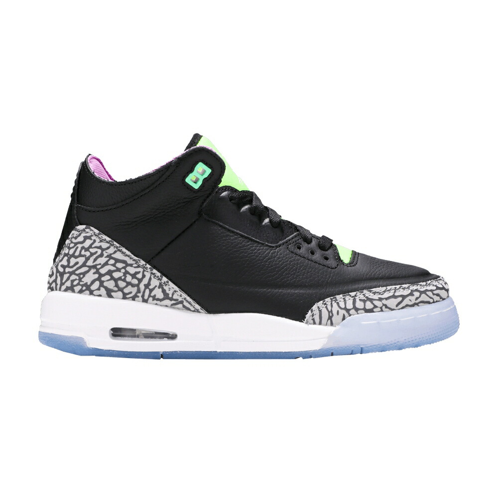 ナイキ 黒色 ブラック 白色 ホワイト 緑 グリーン エアジョーダン 'ELECTRIC GREEN' ジュニア キッズ AIR JORDAN AIR JORDAN 3 RETRO GS / BLACK WHITE ELECTRIC GREEN ベビー マタニティ スニーカー 28,925円